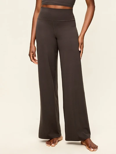 High-Waisted StudioSmooth Wide-Leg Pants