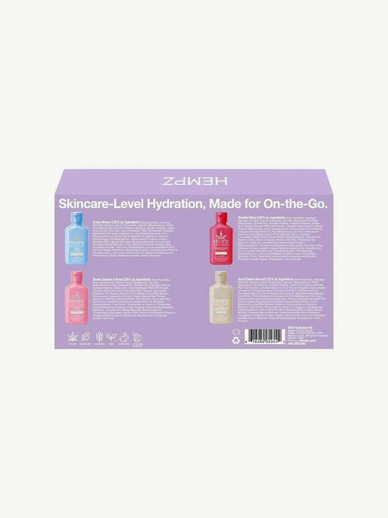 Hempz Mini Hydration Kit - Beauty Actives