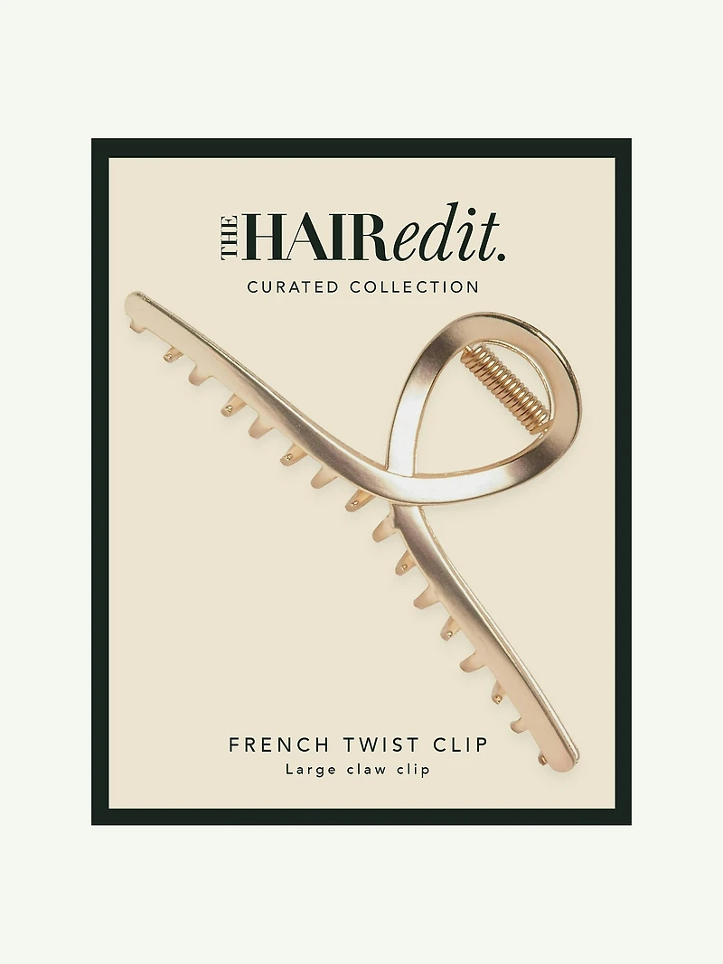 The Hair Edit French Twist Claw Clip