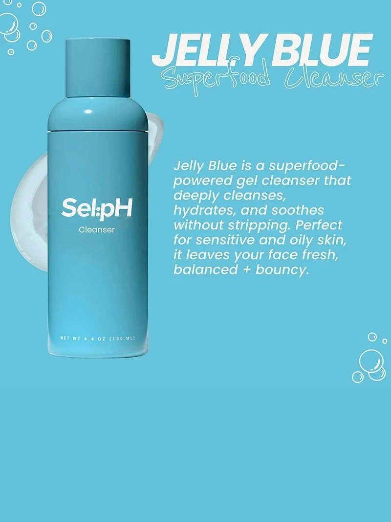 Selph Jelly Blue Superfood Cleanser