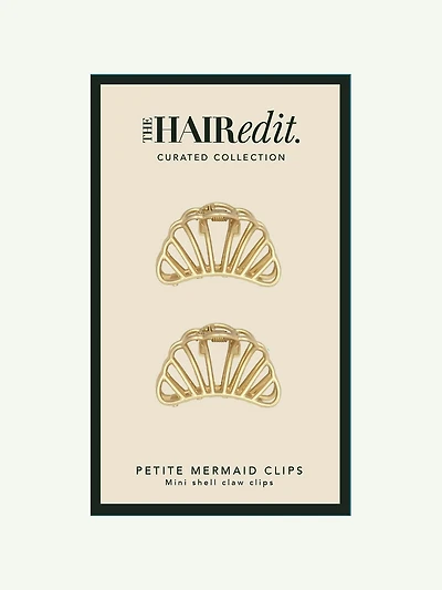 The Hair Edit Petite Gilded Mermaid Clips