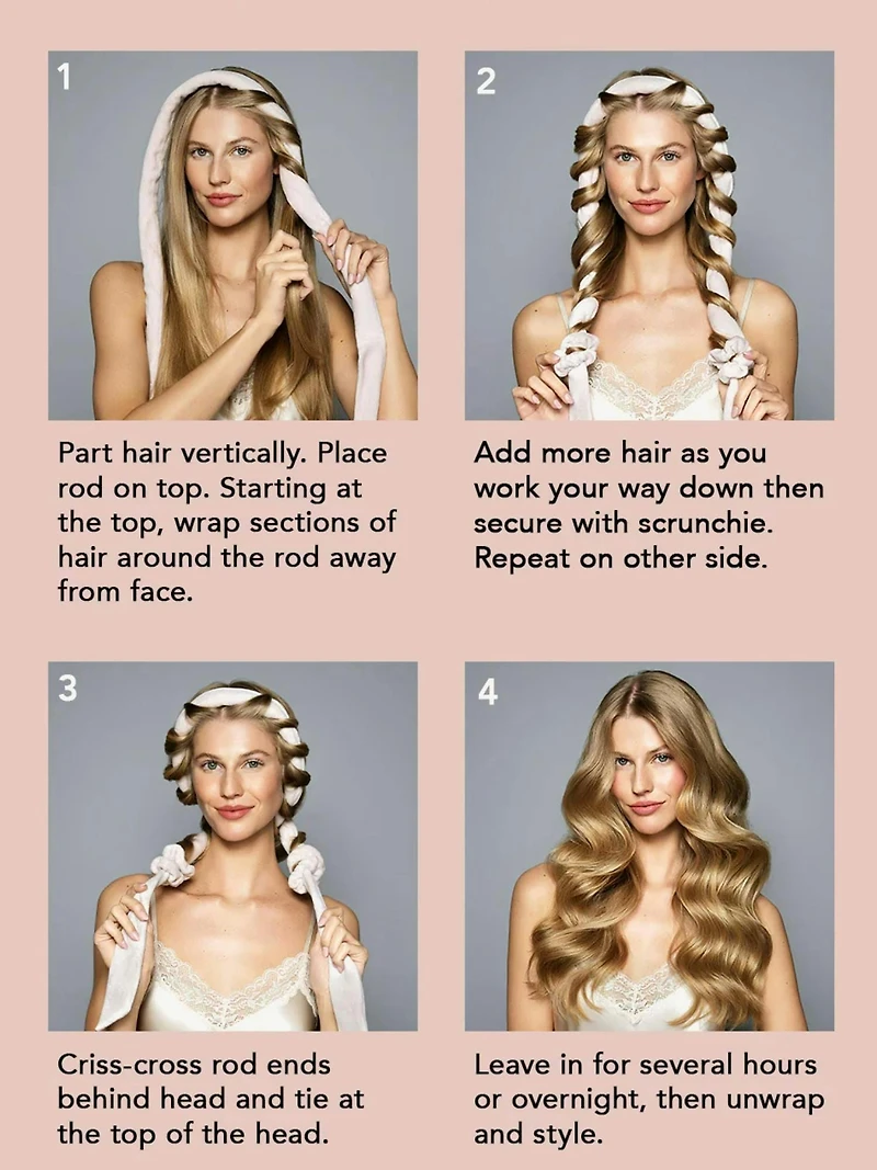 The Hair Edit Heatless Soft Ribbon Curl Set