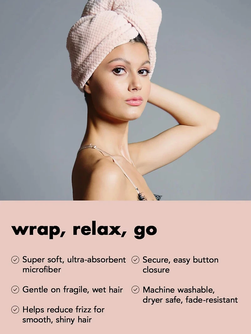 The Hair Edit Quick Dry Microfiber Hair Wrap