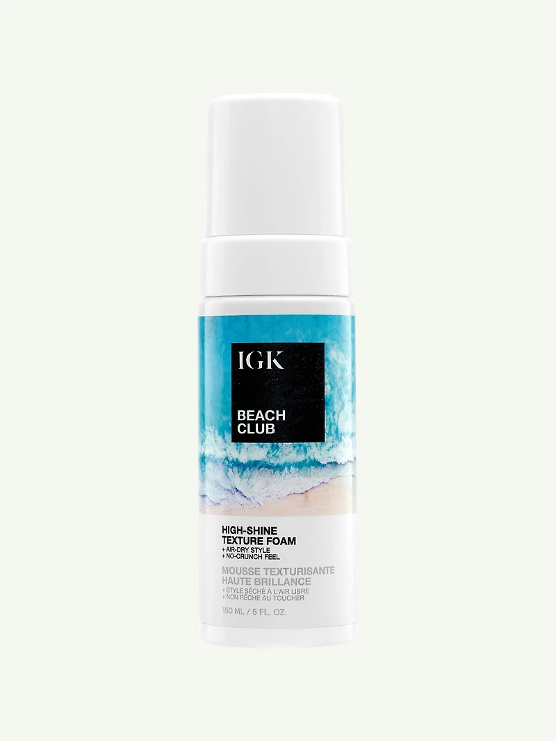 IGK Beach Club High-Shine Texture Foam
