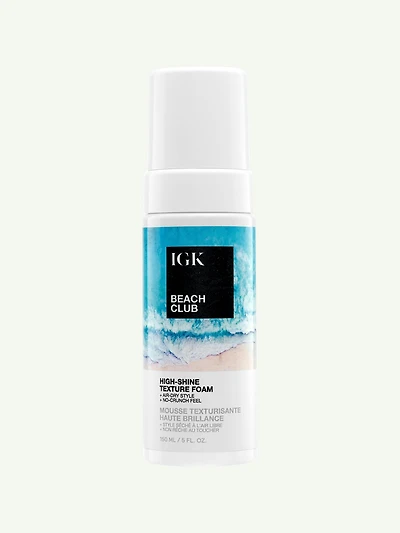 IGK Beach Club High-Shine Texture Foam