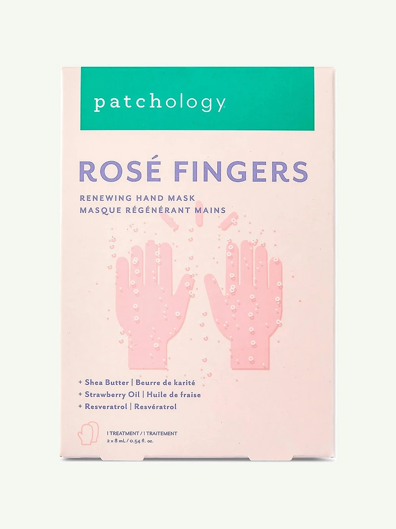 Patchology Rose Fingers Hand Masks