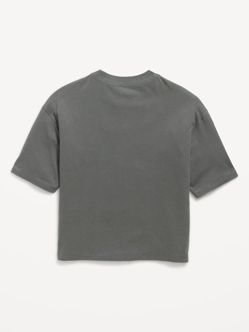Kiss™ Gender-Neutral Oversized Graphic T-Shirt for Kids