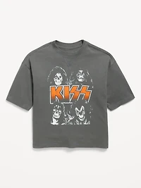 Kiss™ Gender-Neutral Oversized Graphic T-Shirt for Kids