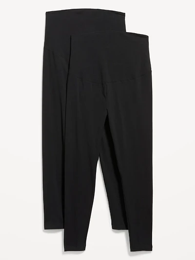 Maternity Full-Panel Leggings 2-Pack