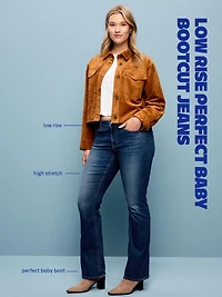 Low-Rise Boot-Cut Jeans