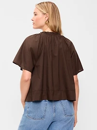 Loose Short-Sleeve Top