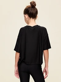 CloudMotion Short-Sleeve Boxy T-Shirt for Girls
