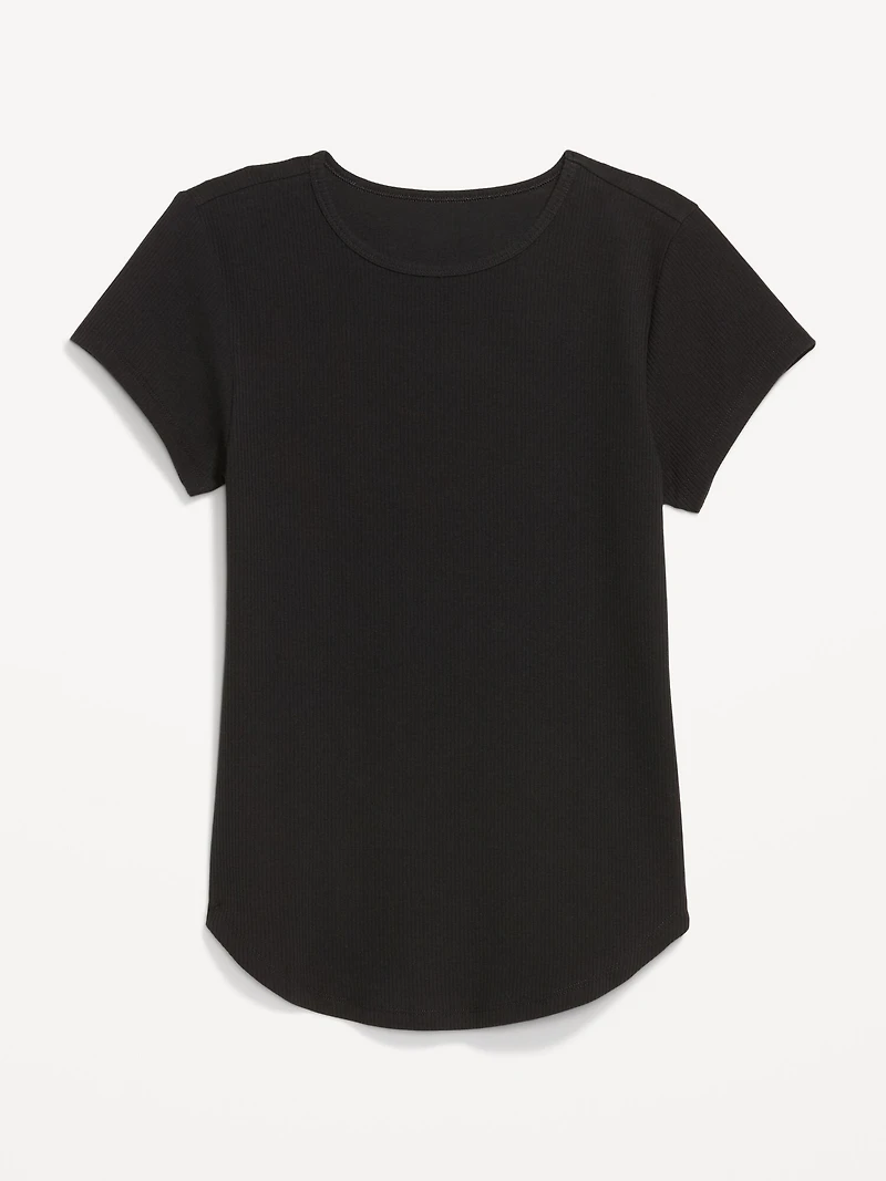 CloudLite Crew-Neck Ribbed T-Shirt