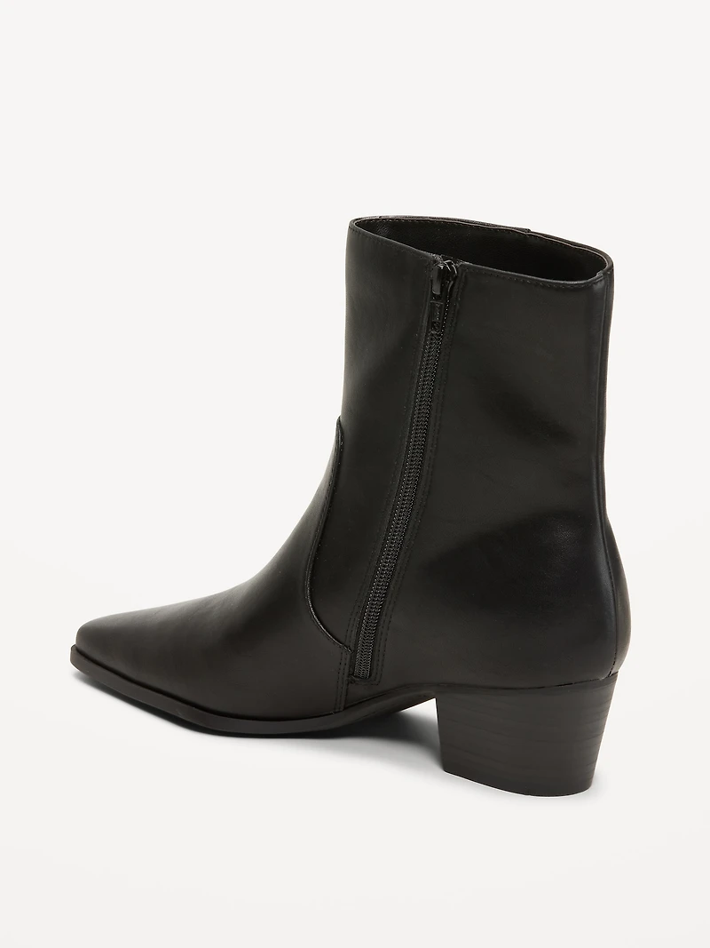 Low-Heel Booties for Women