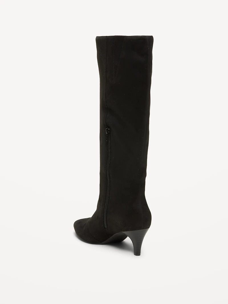 Tall Kitten-Heel Boots for Women