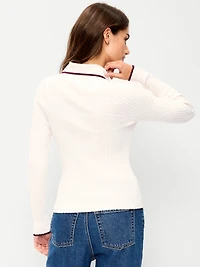 Long-Sleeve Half-Zip Top