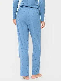 Waffle-Textured Pajama Pants