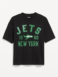 New York Jets Oversized Graphic T-Shirt for Men