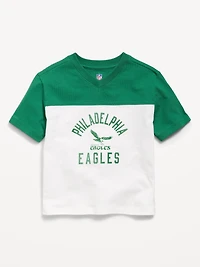 Philadelphia Eagles Oversized Graphic Football T-Shirt for Toddler Boys