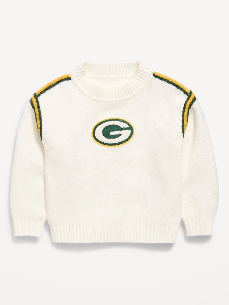Green Bay Packers Crew-Neck Sweater for Toddler Girls