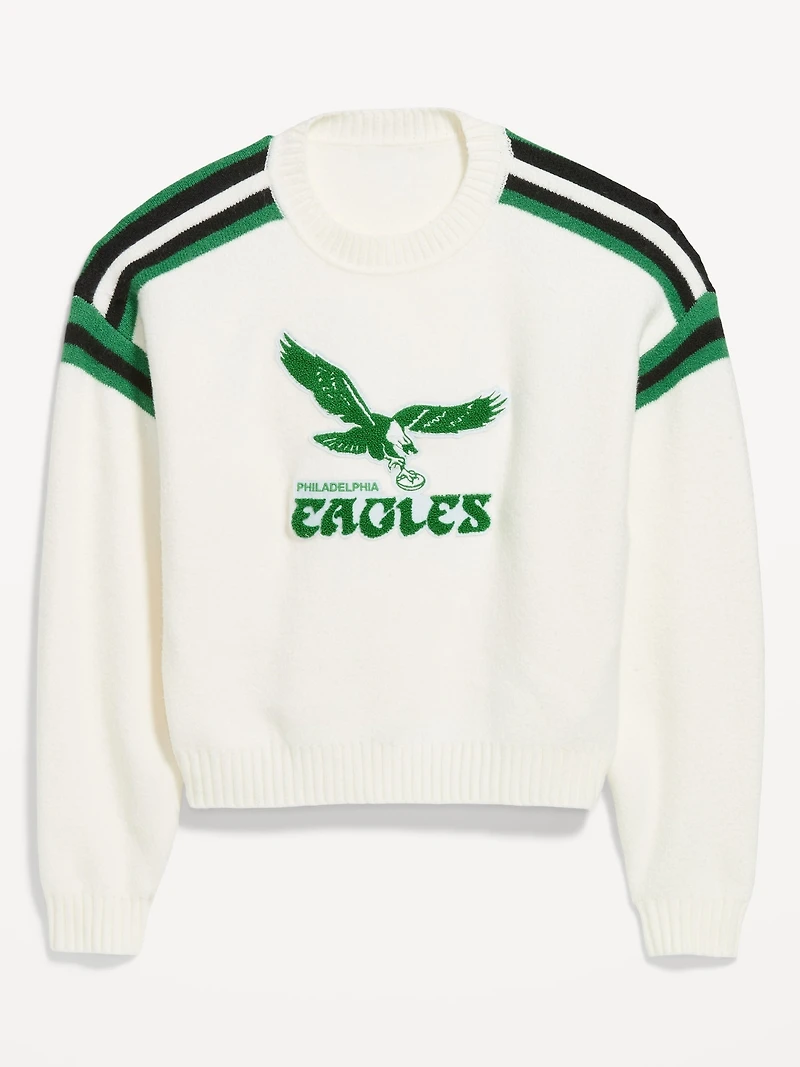 Philadelphia Eagles Cropped Sweater for Women