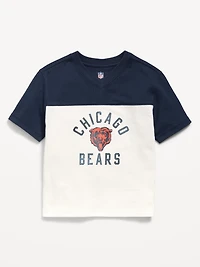 Chicago Bears Oversized Graphic Football T-Shirt for Toddler Boys