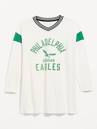 Philadelphia Eagles Oversized Mini Football Dress for Women