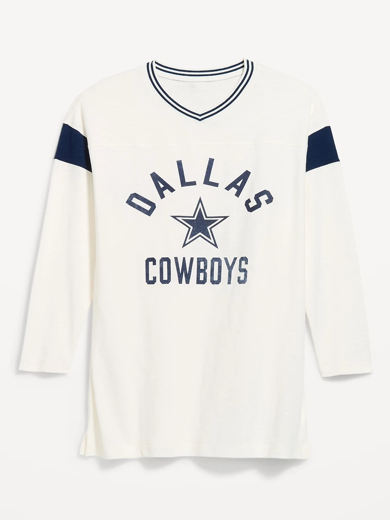Dallas Cowboys Oversized Mini Football Dress for Women