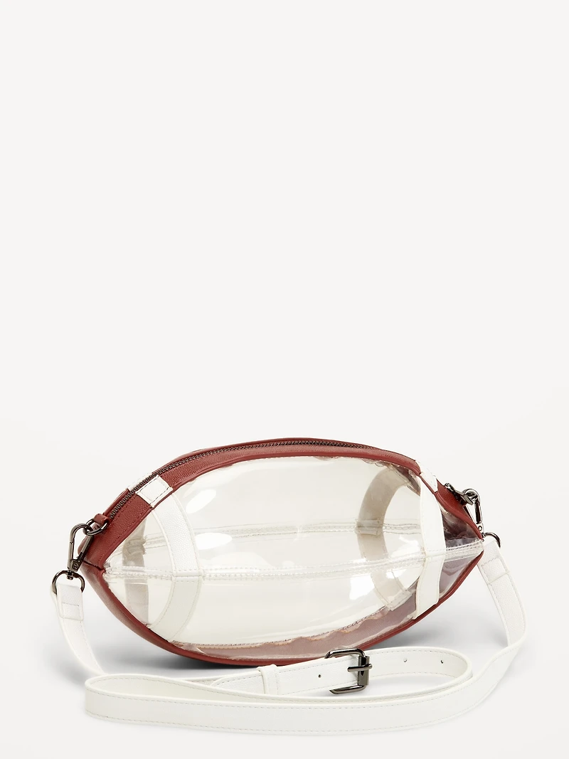 Clear Football Tote Bag