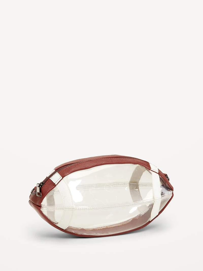 Clear Football Tote Bag