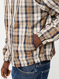 Water-Resistant Reversible Windbreaker Jacket