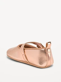 Faux-Leather Ballet Flats for Baby