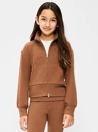CozePlush 2-Way-Zip Jacket for Girls