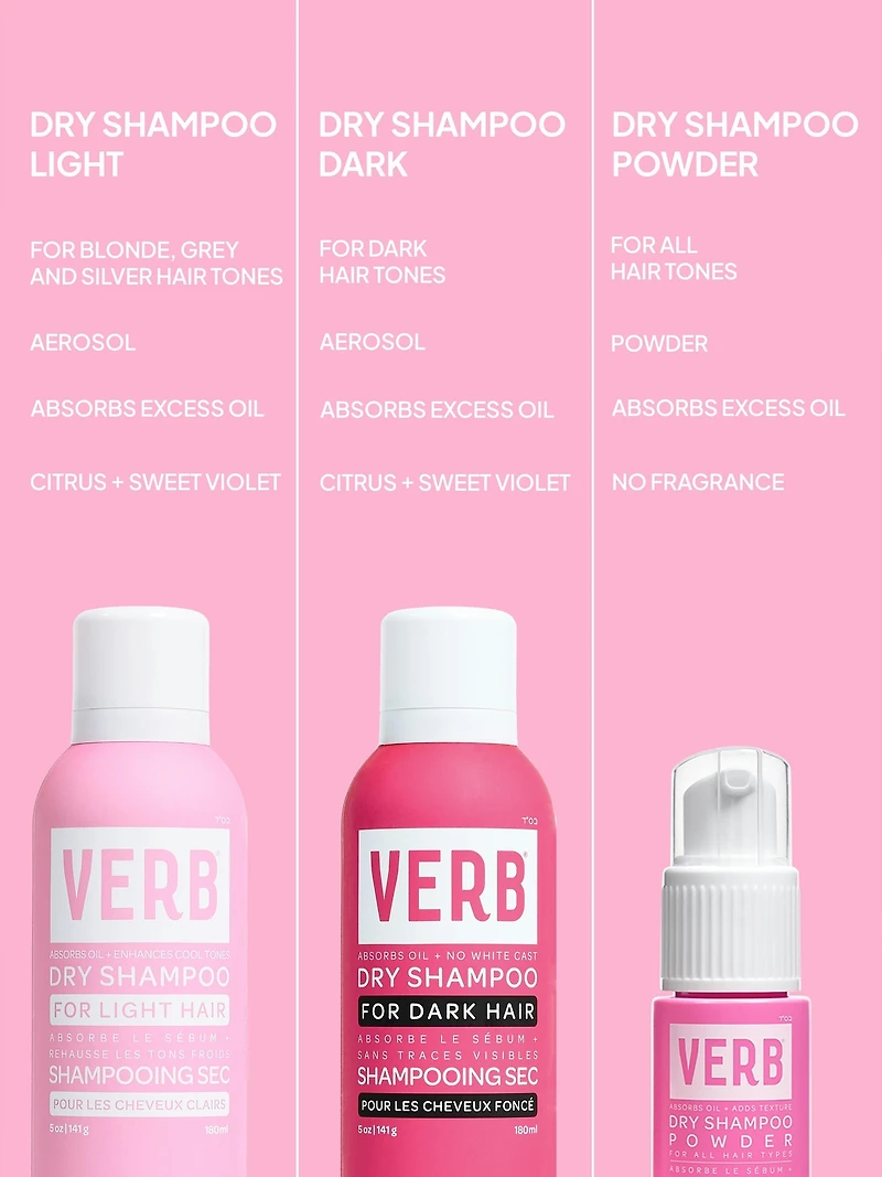 Verb Dry Shampoo Dark Tones