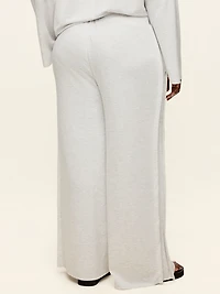 High-Waisted Bounce Lite Drapey Wide-Leg Pleated Pants