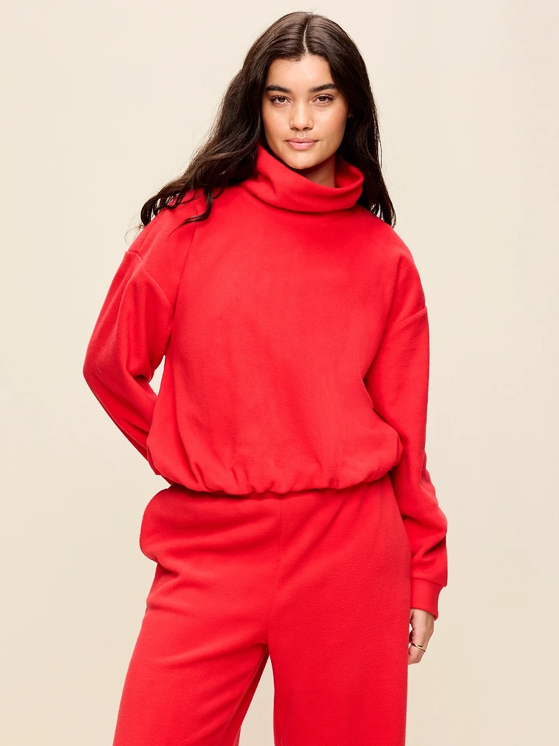Performance Fleece Funnel Neck Pullover