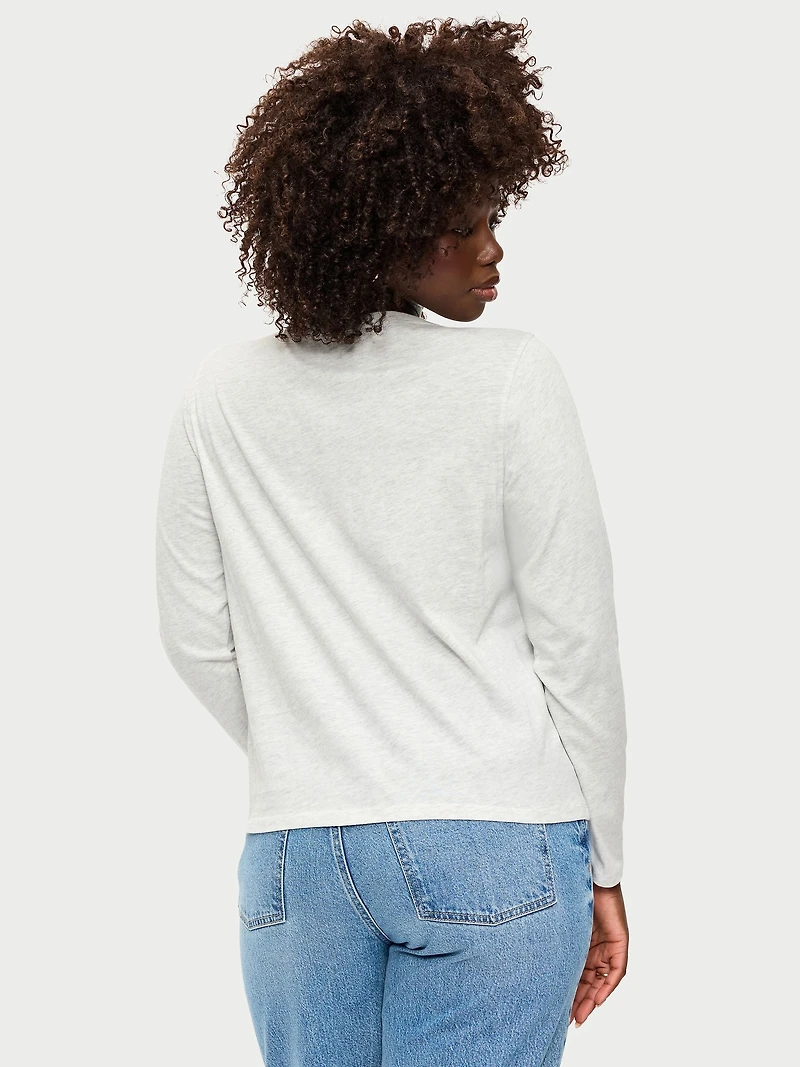 EveryWear Long-Sleeve Crew-Neck T-Shirt