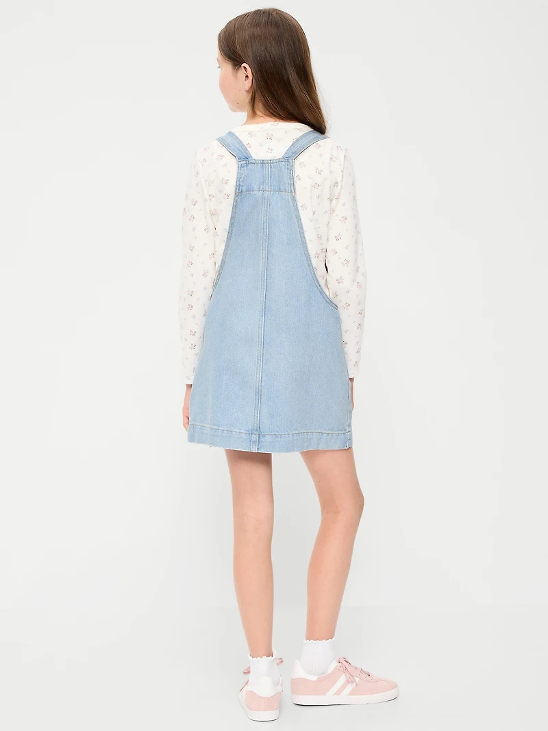 Denim Skirtall Dress for Girls