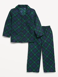 Unisex Flannel Pajama Set for Toddler