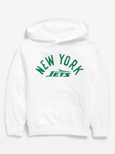 New York Jets Oversized Pullover Hoodie for Boys