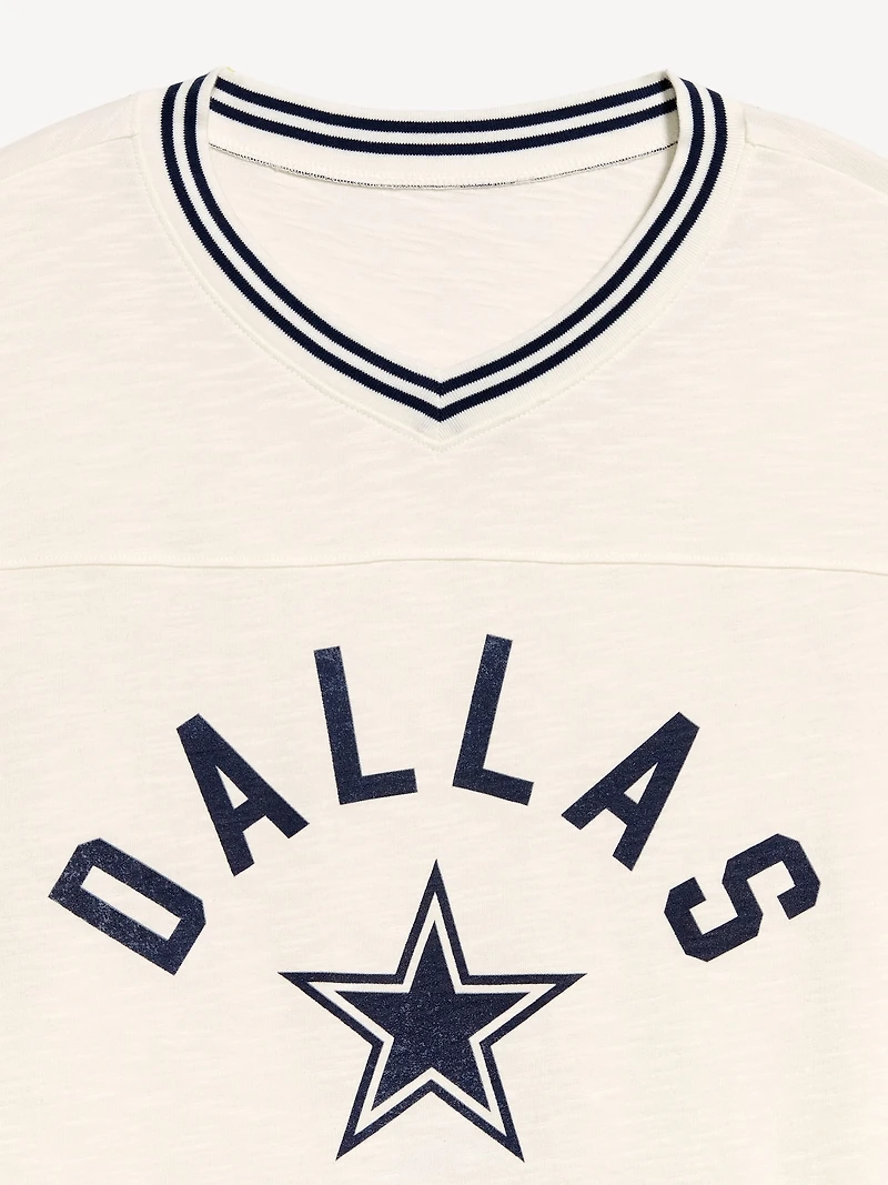 Dallas Cowboys Oversized Mini Football Dress for Women