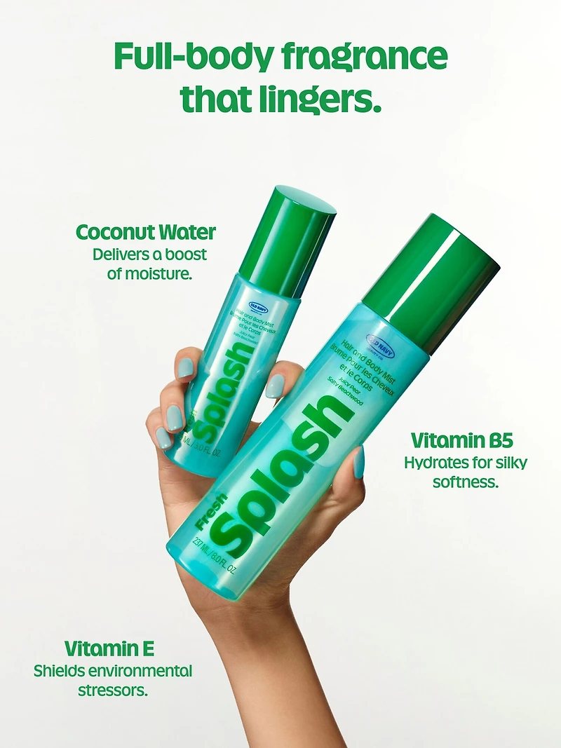 Fresh Splash Hair & Body Mist -- 8 oz.