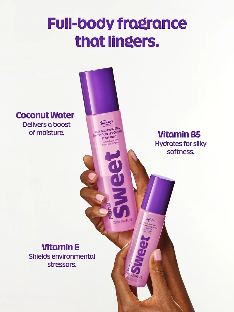 Floral Sweet Hair & Body Mist -- 3 oz.