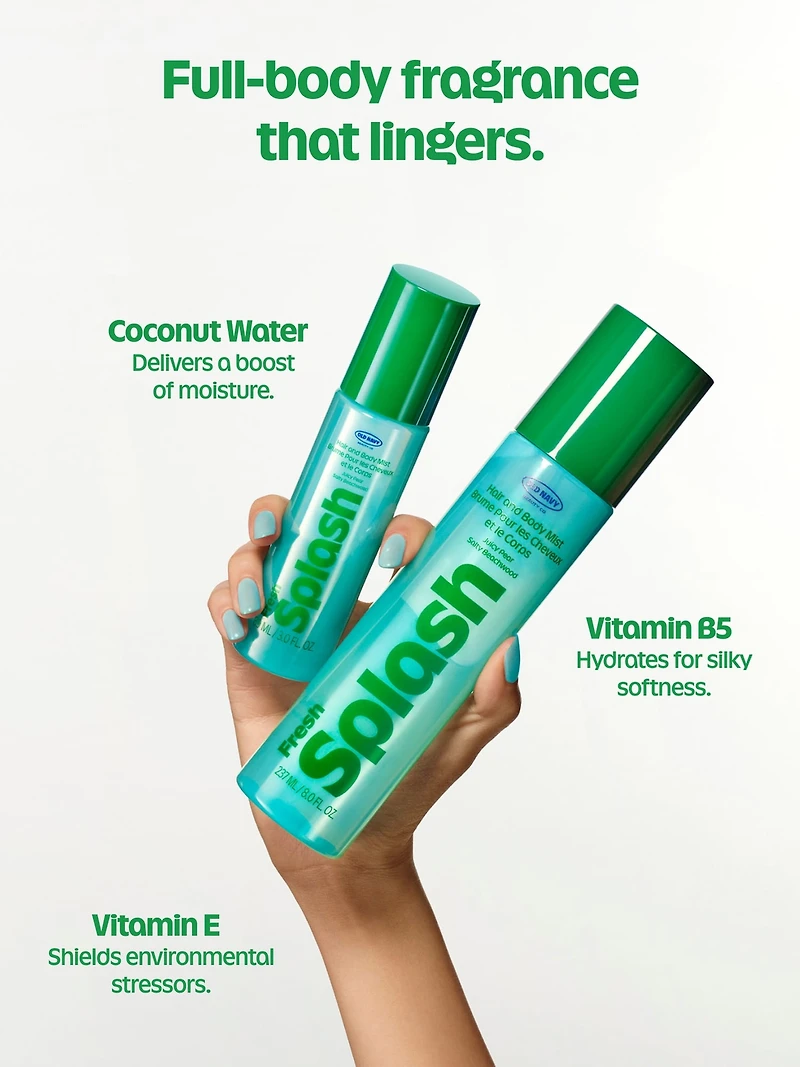 Fresh Splash Hair & Body Mist -- 3 oz.