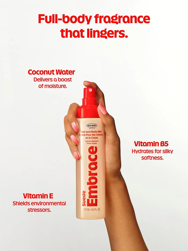 Suede Embrace Hair & Body Mist -- 3 oz.