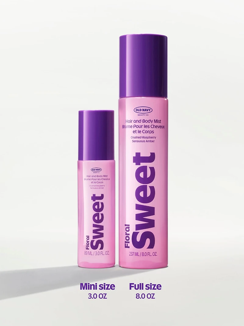 Floral Sweet Hair & Body Mist -- 3 oz.