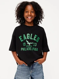 Philadelphia Eagles Oversized Boxy Graphic T-Shirt for Boys