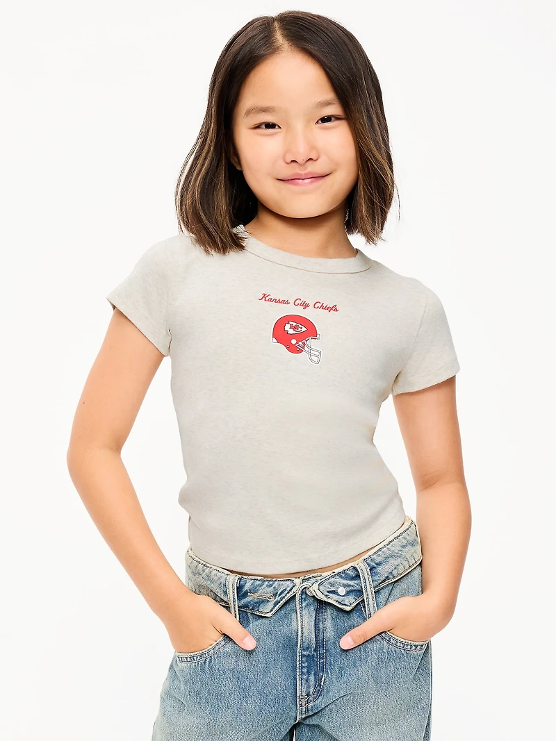 Kansas City Chiefs Fitted Graphic T-Shirt for Girls
