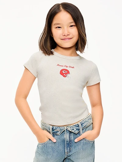 Kansas City Chiefs Fitted Graphic T-Shirt for Girls