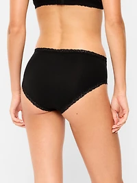 Lace-Trim Hipster Underwear